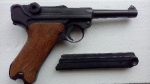 Luger P08 pistolj iz 1914 god.    Registrovan kao trofejno i